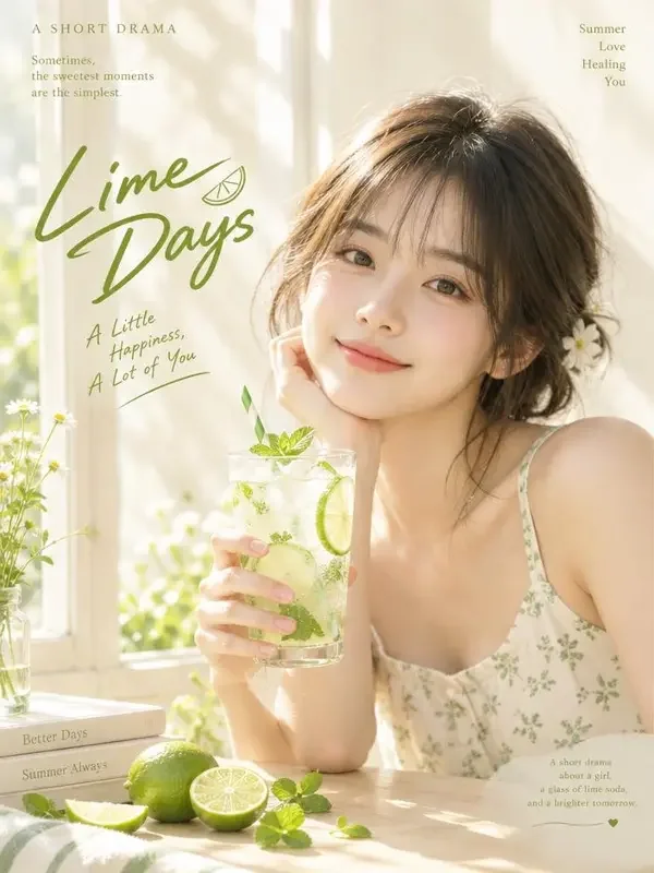 短剧《夏日玻璃杯里的心动》封面